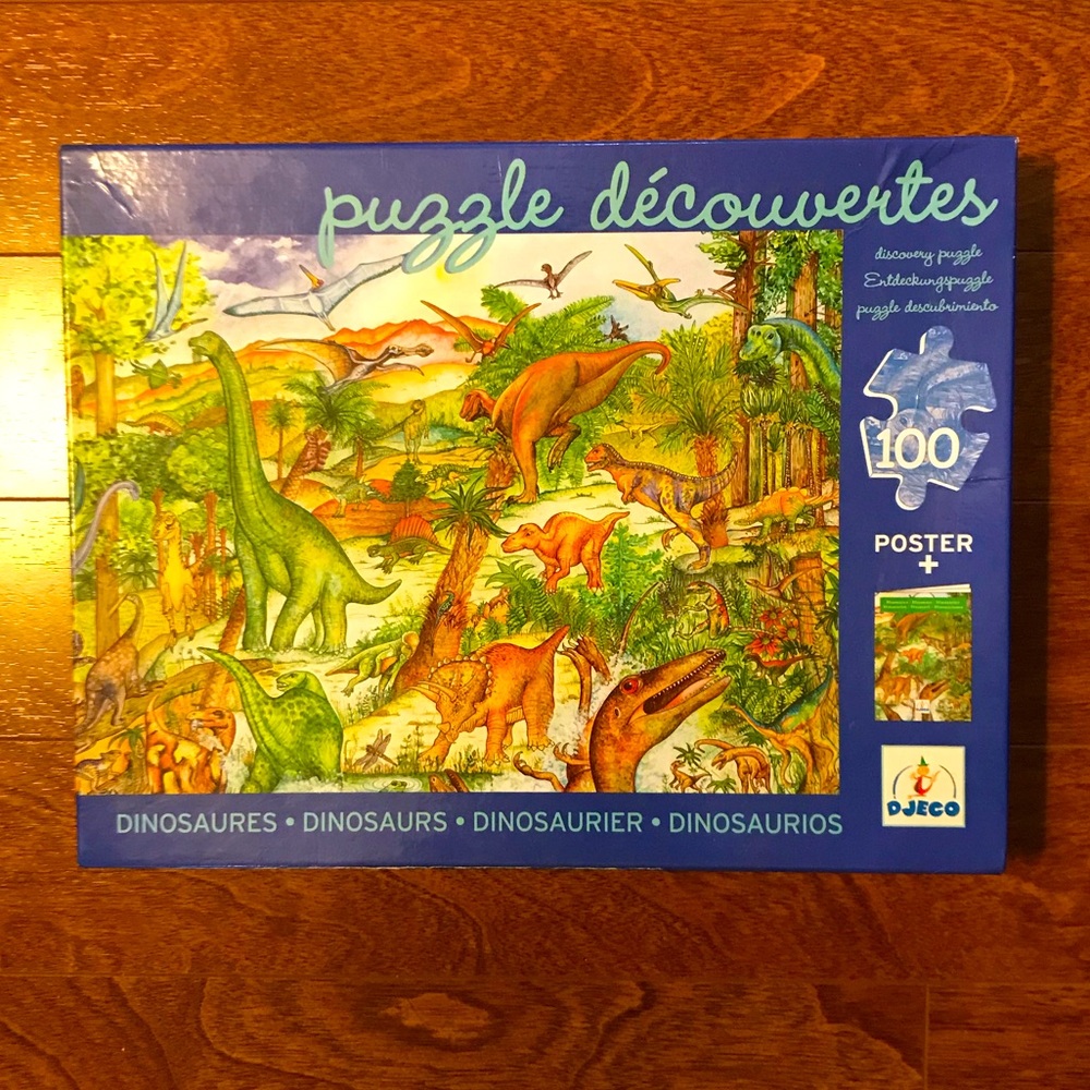 3 FOR $20 100 piece dinosaur puzzle